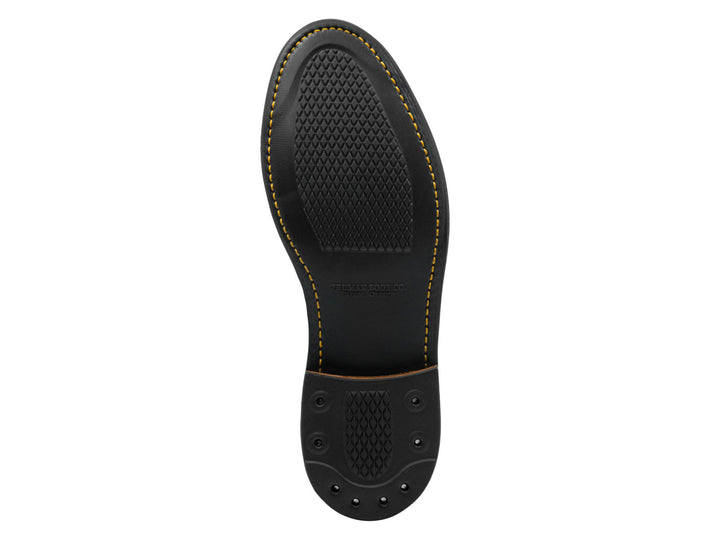 bottom view of black rubber eugene outsole