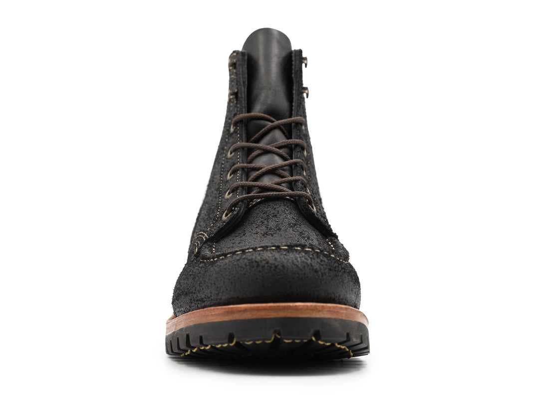 Black Oiled Rough Out | Moc Toe