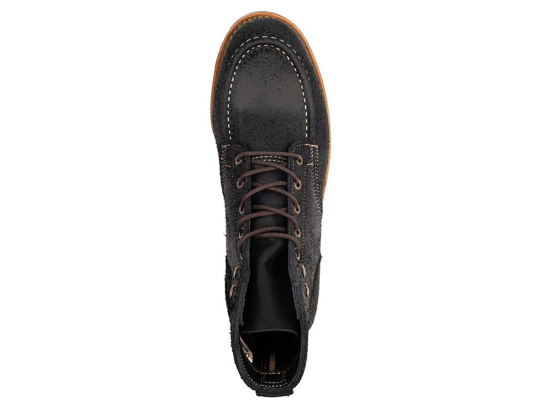 Black Oiled Rough Out | Moc Toe