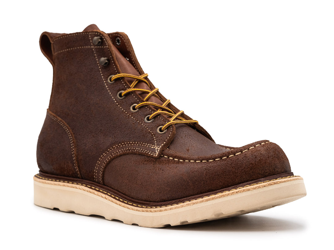 Brown Oiled Rough Out | Moc Toe