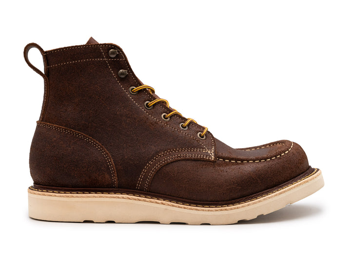 Brown Oiled Rough Out | Moc Toe