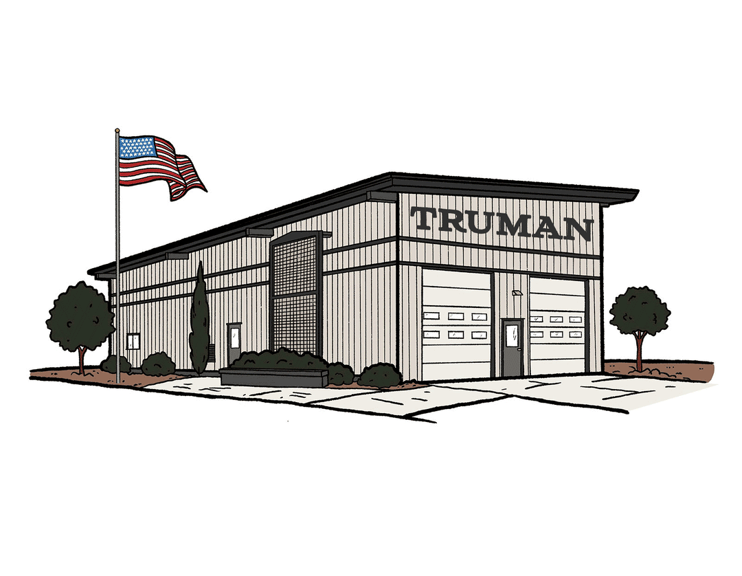 illustrated drawing of our factory