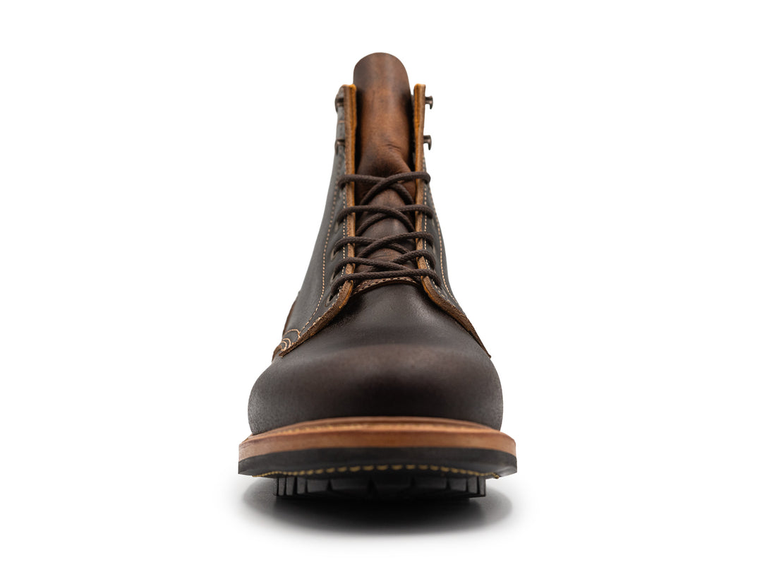 Java Waxed Flesh | Plain Toe