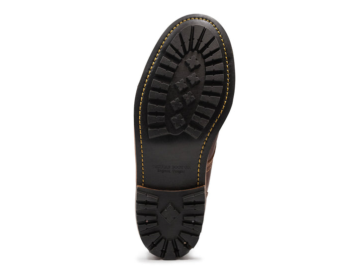 black truman commando sole from bottom view on white background