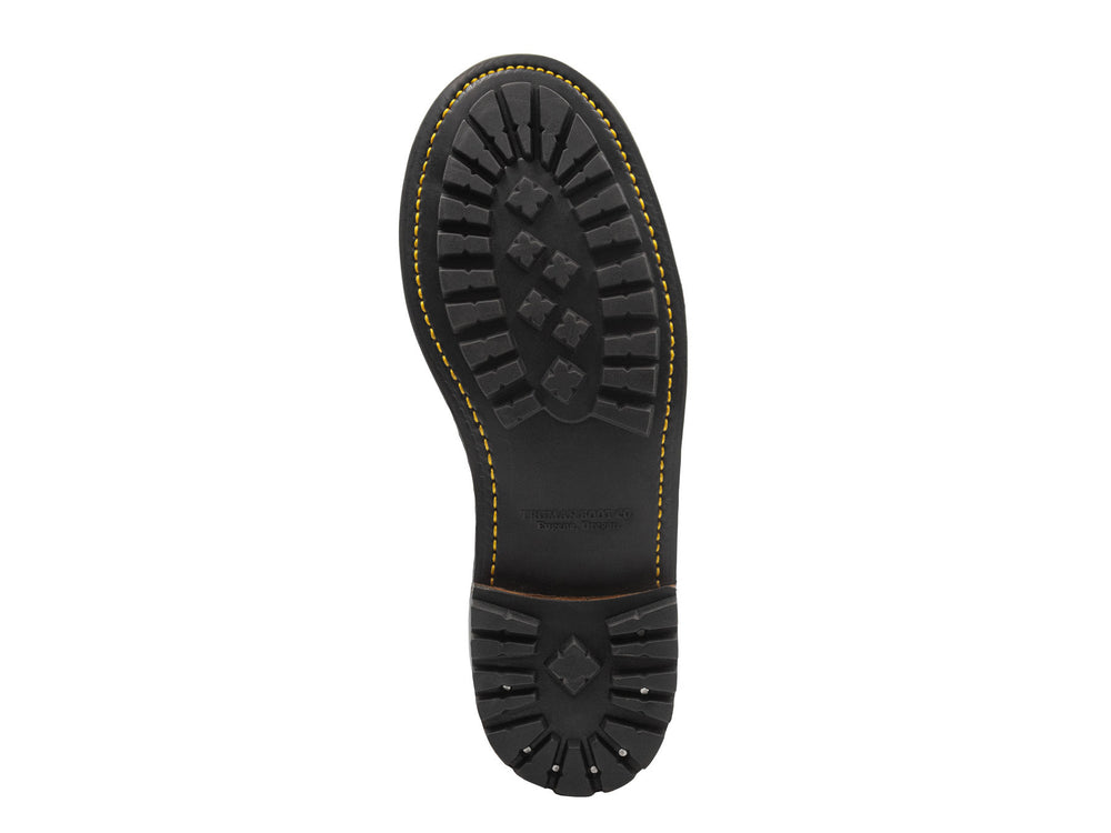 truman black commando sole view from bottom on white background