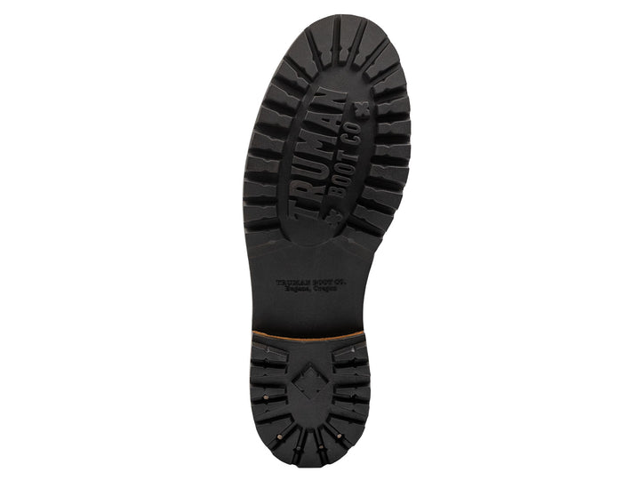 truman heavy lug sole from bottom view on white