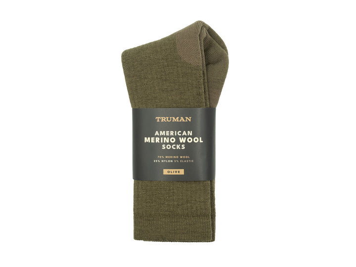 packaged olive socks