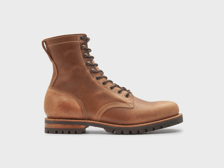 360° rotating view of the Sesame Double Shot Plain Toe Upland boot